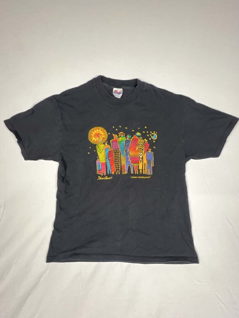 Hanes Great Celebration Graphic T-Shirt Adult XL Black